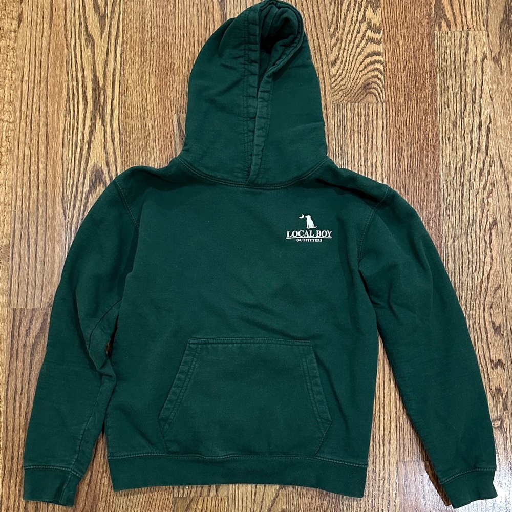 Local Boy Outfitters Green Kids Hoodie